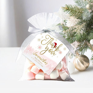 Santa Baby Julflicka Baby Shower Tack Gåvor Etiketter