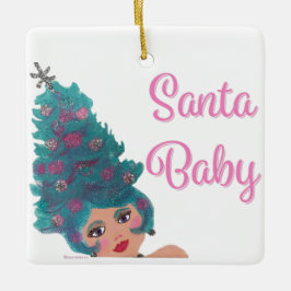 Santa Baby Julgran Hair Ornament
