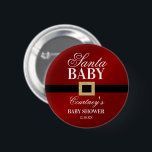Santa Baby | Julstövel Knapp<br><div class="desc">Fira i stil med trendigets babyduschknappar. Designen är enkel att anpassa med din egen formulering och din familj och dina vänner blir glada när de ser dessa fantastiska knappar. Matchande objekt finns i samlingen.</div>