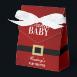 Santa Baby | Julstövel Presentaskar<br><div class="desc">Fira i stil med trendigets barnduschdosor. Utformningen är enkel att anpassa med din egen formulering och din familj och dina vänner kommer att bli glada när de tar emot denna fantastiska partiförmånsbox.</div>