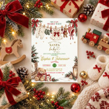 Santa Baby Könsbestämning Inbjudan | Julgran