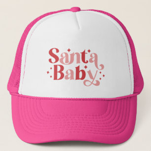 Santa Baby - Retro-jultypografi Keps