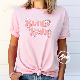 Santa Baby Rosa Cute-jul T Shirt