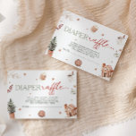Santa Baby Shower Diaper Raffle Tilläggskort<br><div class="desc">Lägg till lite roligt till ditt festliga firande med vårt "Santa Baby"-kort för dystert Raffle-hölje. Med charmerande helgdag och lekfullt jultemat inslag, den här inbjudan-kortgästen som kan ta med sig dagstidningar för att få en chans att vinna ett pris vid din julmatade babydusch. Det här kortet för hölje är idealiskt...</div>