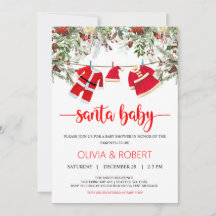 Santa Baby Shower, jul Baby Shower