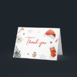 Santa Baby Shower Tack Kort<br><div class="desc">Jag vill uttrycka min tacksamhet med juljubileumsprogrammet Tack för att kortet är utskrivbart,  ett perfekt sätt att  ditt hjärtliga tack. Med vackra motiv från baby lägger det här anpassadet till en aning söthet för din uppskattning. Personligen för att framföra ditt tack på det mest charmerande och minnesvärda sätt! BS567</div>