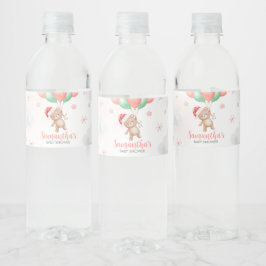 Santa Baby Shower Vattenflaskor Etikett