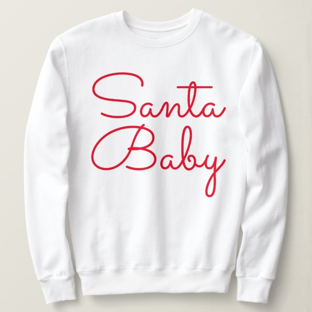 Santa baby t shirt (Design framsida)