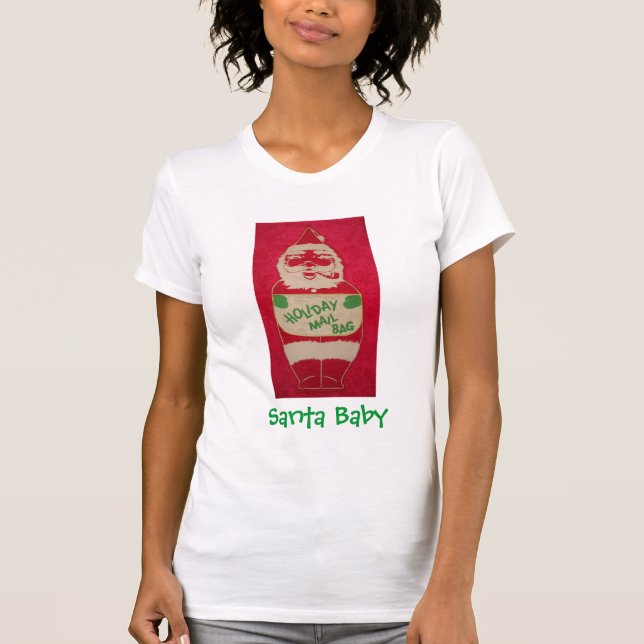 Santa Baby T Shirt (Framsida)