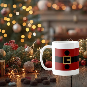 Santa Bälte Jul – Festivt Julpresent Kaffemugg
