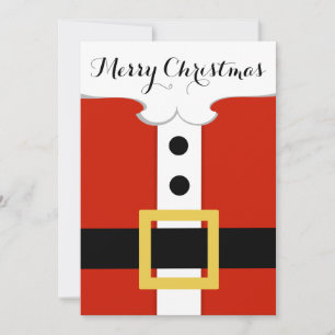 Santa Bälte jul Julkort