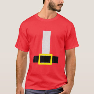 Santa Bälte Red Costume Halloween före Chrismas T Shirt