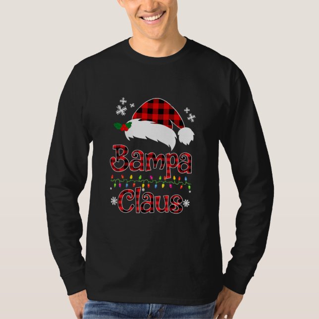 Santa Bampa Claus Christmas Matching Family  T Shirt (Framsida)