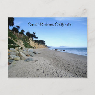 Santa Barbara Beach Postcard Vykort
