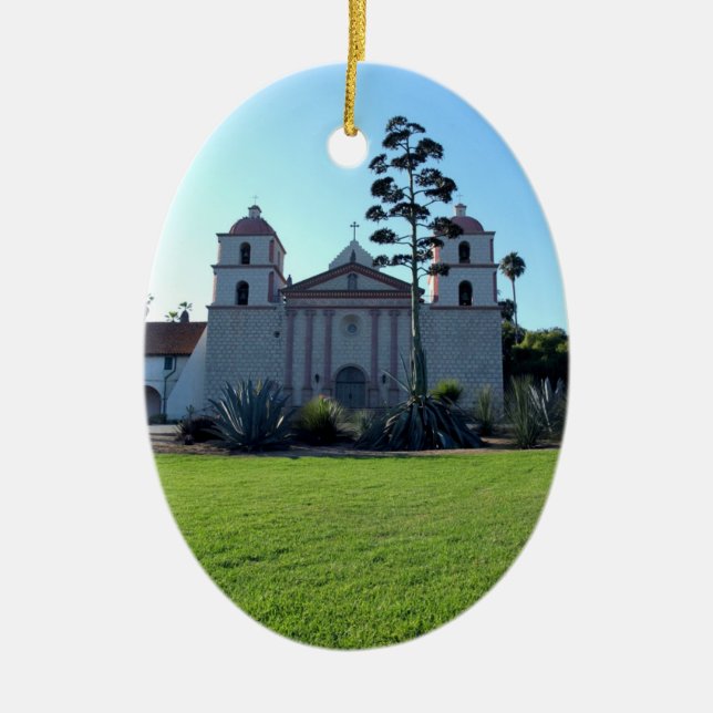 Santa Barbara beskickning Julgransprydnad Keramik (Framsidan)