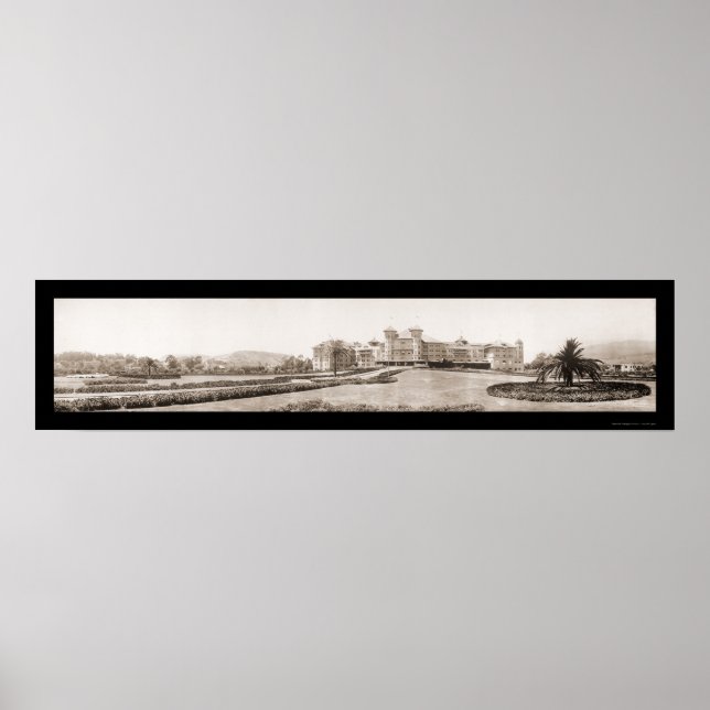 Santa Barbara CA Hotel Potter Photo 1909 Poster (Framsidan)