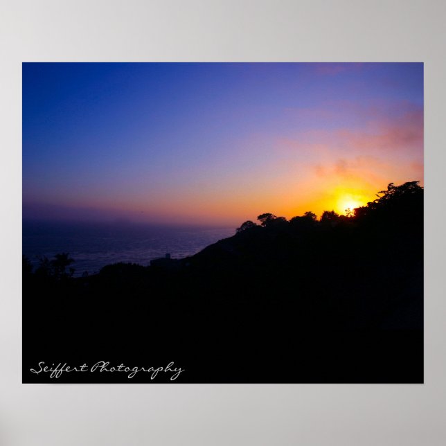 Santa Barbara Ca Poster (Framsidan)