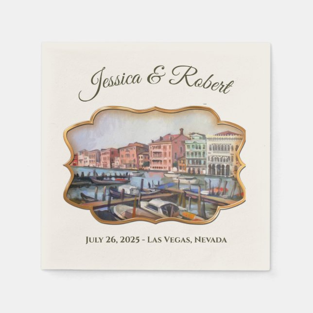 Santa Barbara, CA - Stearns Wharf Pappersservett (Framsidan)