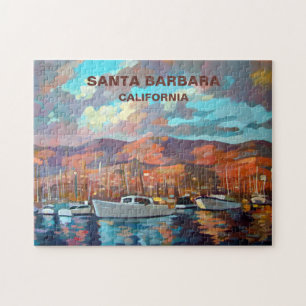Santa Barbara, CA, USA Jigszle Puzzle Pussel