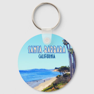 Santa Barbara California Butterfly Beach Montecito Nyckelring