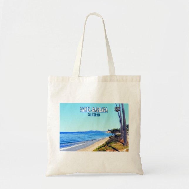 Santa Barbara California Butterfly Beach Montecito Tygkasse (Framsidan)