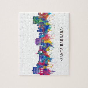 Santa Barbara California Skyline Pussel