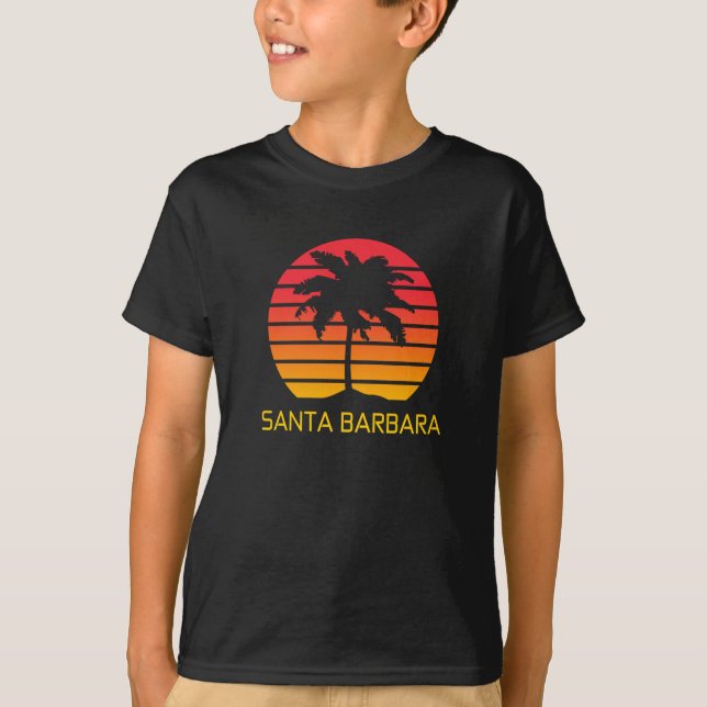 Santa Barbara California T-Shirt (Framsida)