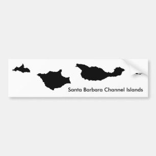 Santa Barbara Channelöarna Bildekal