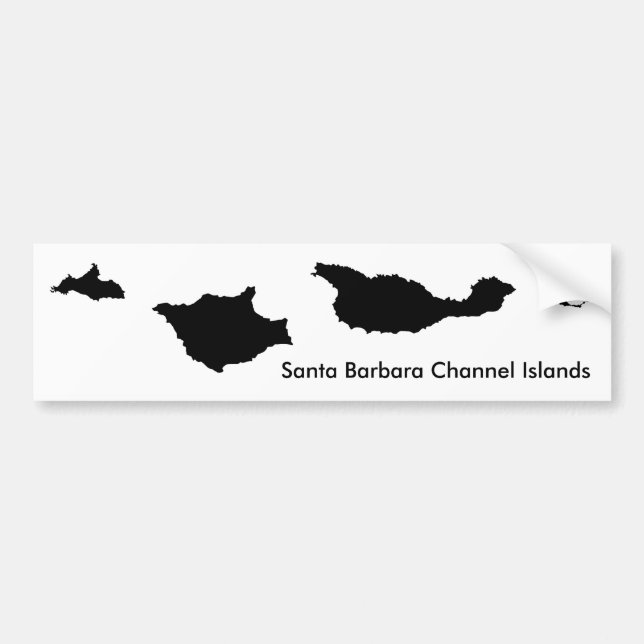 Santa Barbara Channelöarna Bildekal (Framsidan)