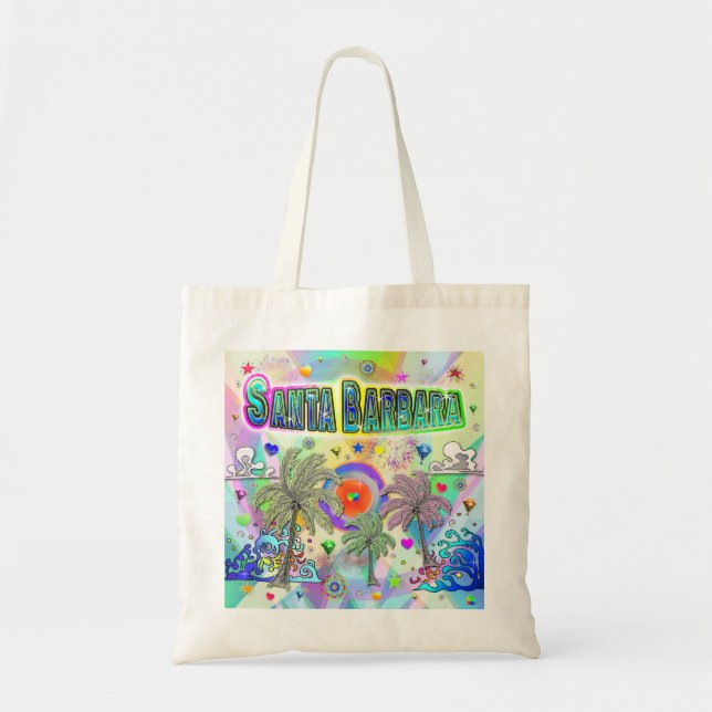 Santa Barbara Deep Dream Tote Bag Tygkasse (Framsidan)