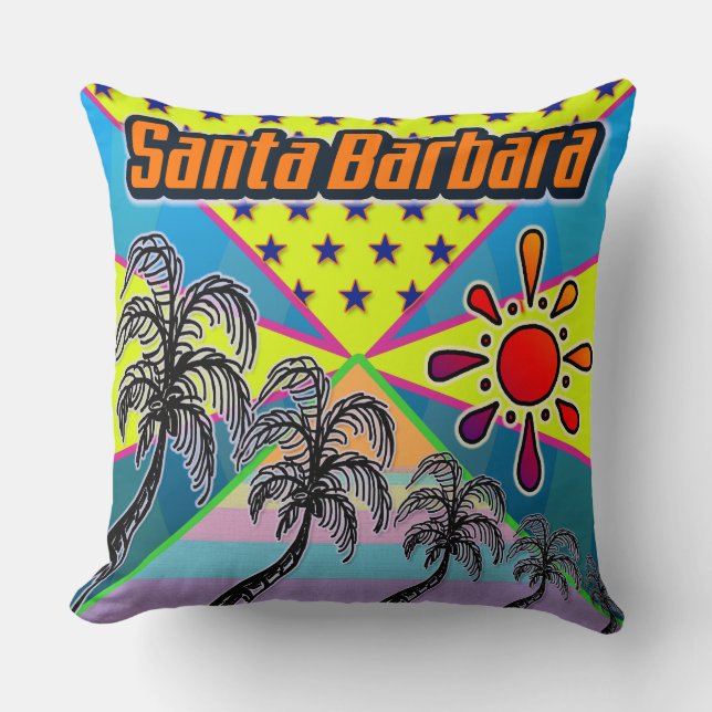 Santa Barbara Freedom Pillow Kudde (Framsida)