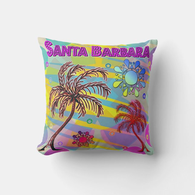 Santa Barbara Glad och Hopp Kudde (Framsida)