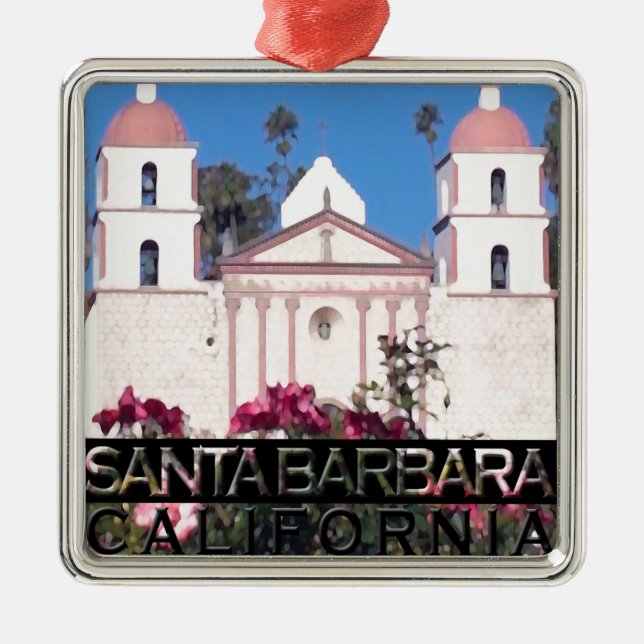 Santa Barbara Julgransprydnad Metall (Framsidan)