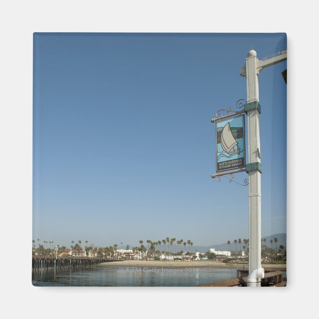 Santa Barbara, Kalifornien 2 Magnet (Framsidan)
