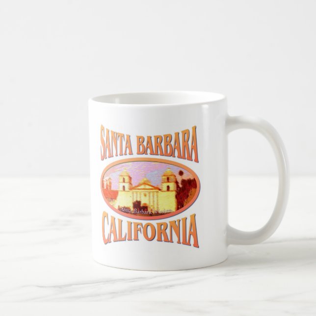 Santa Barbara Kalifornien Kaffemugg (Höger)