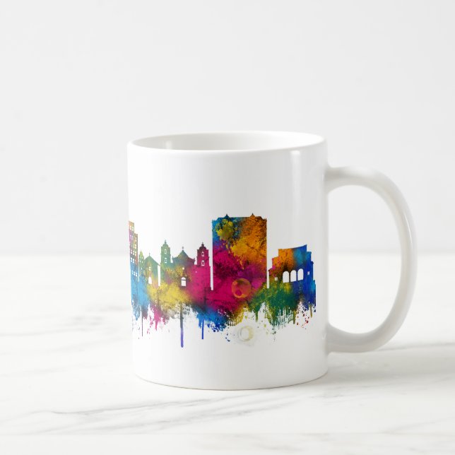 Santa Barbara Kalifornien Silhuett Kaffemugg (Höger)