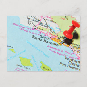Santa Barbara, Kalifornien Vykort
