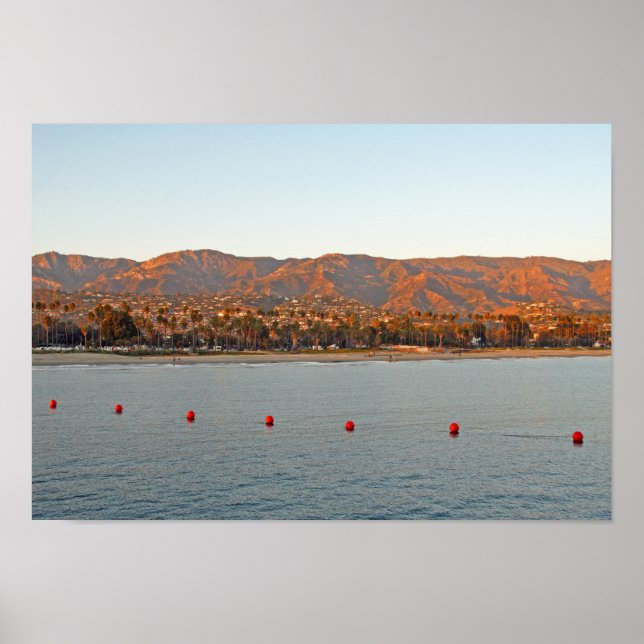 Santa Barbara, Kaliforniens solberg Poster (Framsidan)
