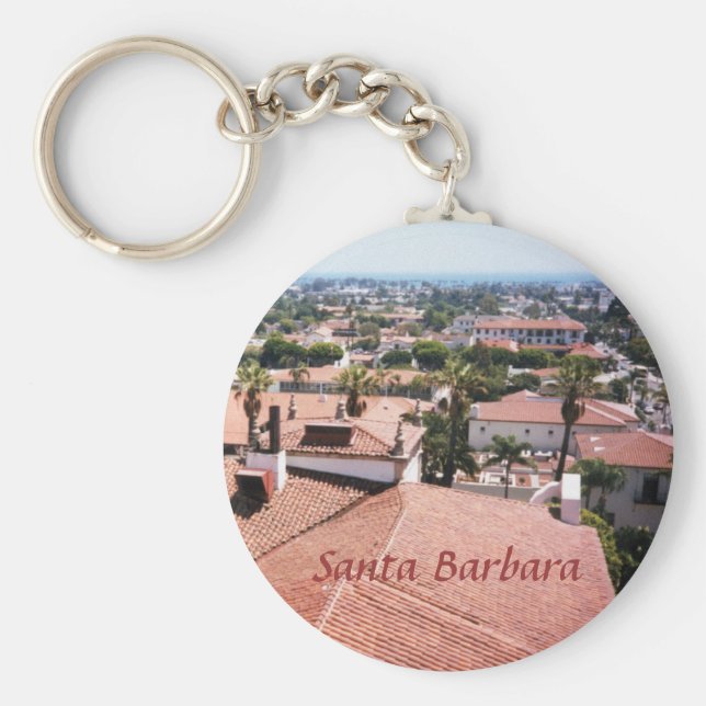 Santa Barbara Keychain Nyckelring (Framsidan)