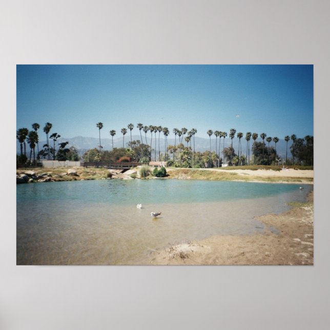 Santa Barbara kusten Poster (Framsidan)