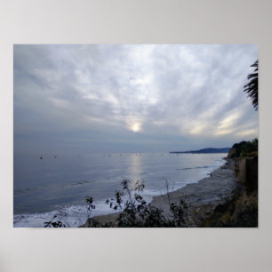 Santa Barbara Kusten Poster