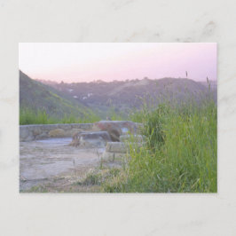 Santa Barbara Mesa Utsikt Vykort