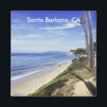 Santa Barbara Montecito California Butterfly Beach Magnet<br><div class="desc">Ta i det vackra synfältet Stilla havet och Kalifornien kusten i den här magneten av Santa Barbara Butterfly Beach.</div>