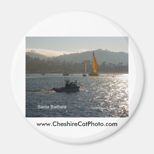 Santa Barbara Sunset Products, California Magnet (Framsidan)