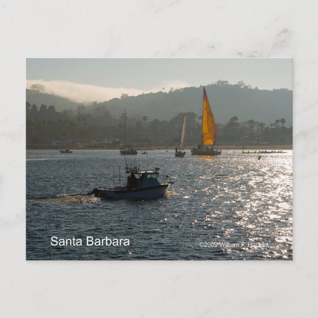 Santa Barbara Sunset Products, California Vykort (Framsida)