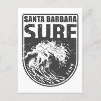 Santa Barbara Surfa Klubb California Emblem