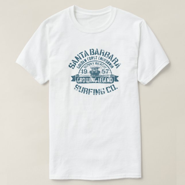 SANTA BARBARA SURFING CO. T-Shirt (Design framsida)