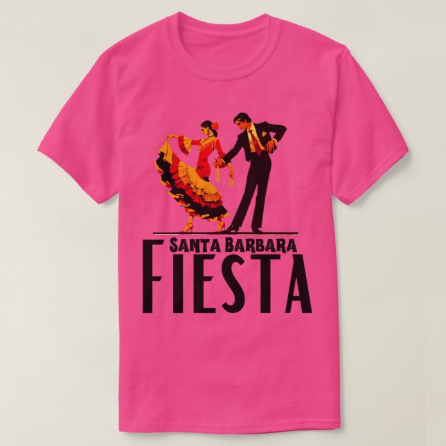 Santa Barbara TShirt T Shirt (Design framsida)