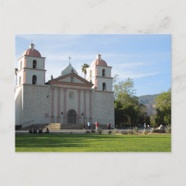 Santa Barbara Uppdrag, Kalifornien Vykort