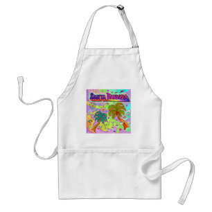 Santa Barbara Vacation Target Apron Förkläde
